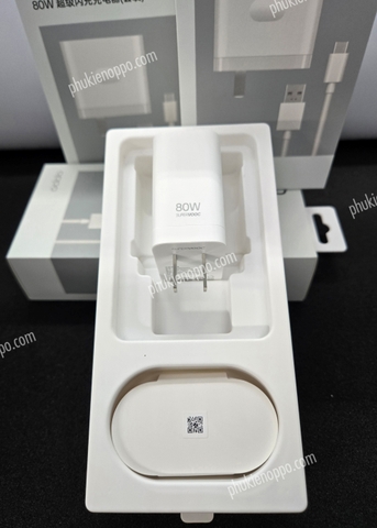 Bộ sạc SuperVOOC 80W cho OPPO Reno14Pro 5G  - Chính Hãng