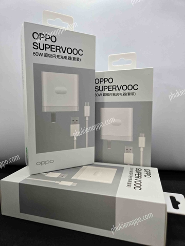 Bộ Sạc SuperVOOC 80W Cho OPPO Find X9 / X9 Pro / X9s - Hàng Chính Hãng