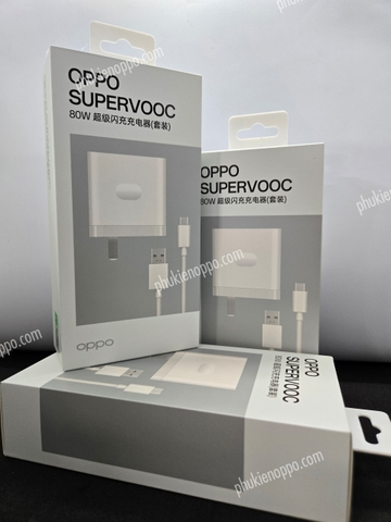 Bộ sạc siêu nhanh Super VOOC 80W cho OPPO Find N6 - Chính Hãng