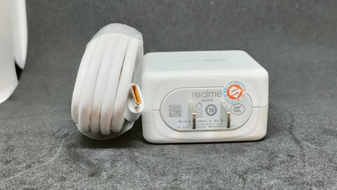 Bộ Sạc Cáp OPPO SuperVOOC 50W - Cáp SuperVOOC Type-C (Chân Trắng)