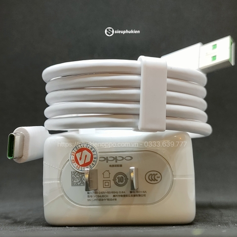Bộ Sạc Nhanh VOOC 3.0 20W Cho Realme 3 Pro - Hàng Chính Hãng