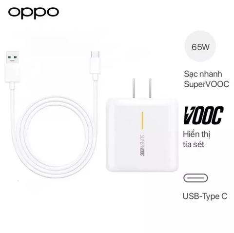 Bộ Sạc Siêu Nhanh SuperVOOC 2.0 65W Cho OPPO Find X6 / X6 Pro - Hàng Chính Hãng