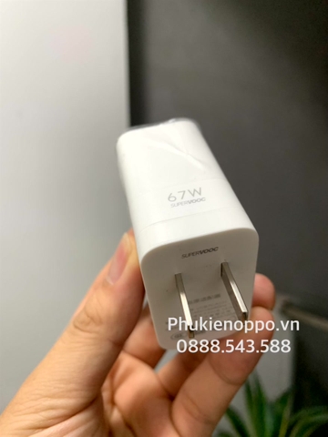 Củ sạc nhanh Super VOOC 67W cho OPPO và REALME Chính hãng