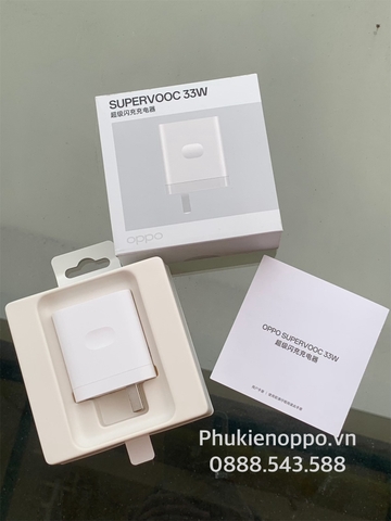 Sạc Siêu Nhanh SuperVOOC 33W Cho OPPO Reno8 T - Hàng Chính Hãng