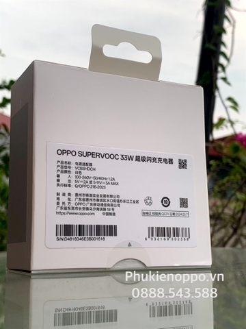 Sạc Siêu Nhanh SuperVOOC 33W Cho OPPO A95 - Hàng Chính Hãng