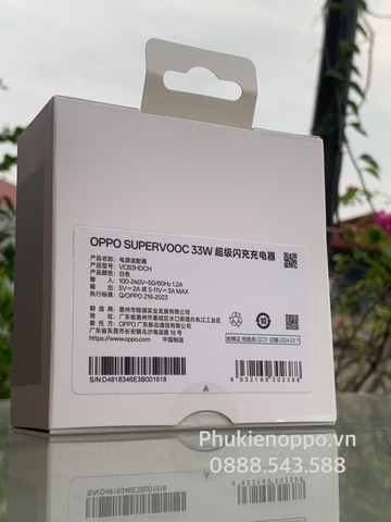 Sạc siêu nhanh SuperVOOC 33W Cho OPPO Pad Neo - Chính Hãng