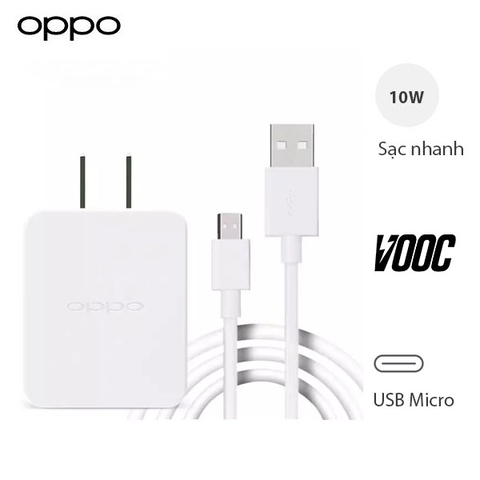 Bộ Cáp Sạc Oppo A15 - Chính Hãng