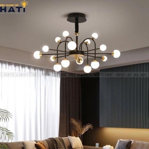 Bí quyết lựa chọn đèn chùm phòng khách chung cư phù hợp