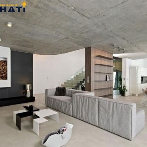 Trần bê tông lắp đèn gì? Gợi ý 5+ loại đèn trần bê tông phù hợp nhất