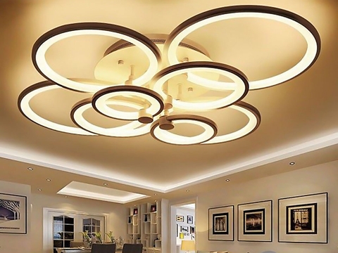 Nguyên tắc chọn mua đèn trang trí phòng khách