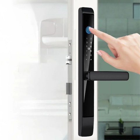 5 mẫu khoá vân tay lắp cho cửa nhôm xingfa tốt nhất 2025