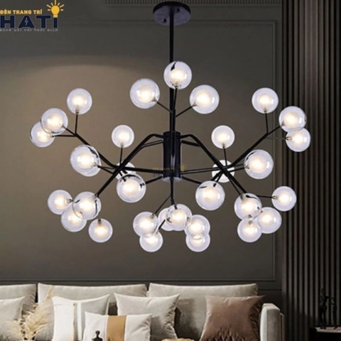 199+ mẫu đèn chùm đơn giản trang trí phòng khách