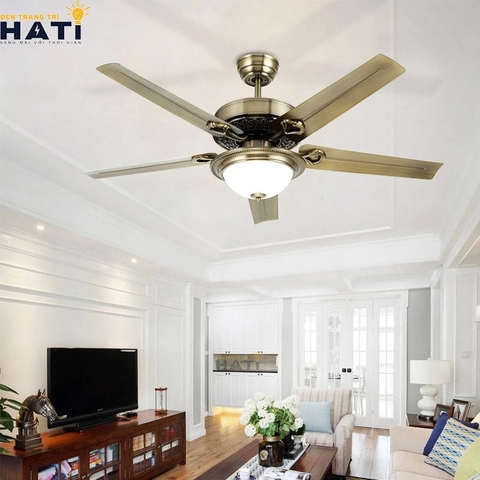 Tổng hợp các mẫu quạt trần đèn trang trí phòng khách mới nhất năm 2025
