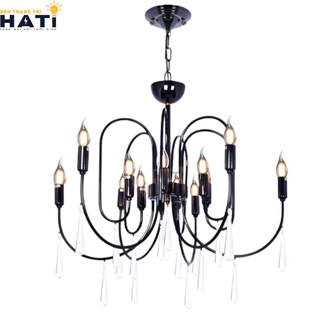 Đèn chùm tân cổ điển Prising 6+6 bóng