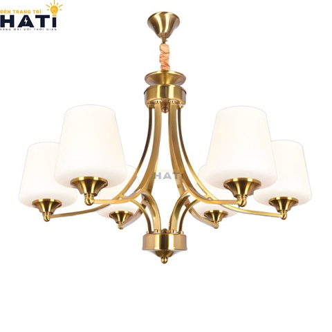 Đèn chùm tân cổ điển Nally 6 bóng