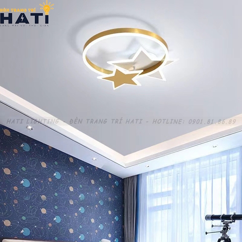 Đèn ốp trần led 2 ngôi sao