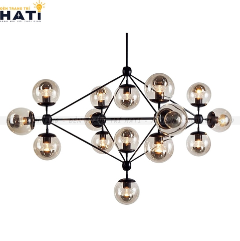 Đèn thả decor Mono thân đen