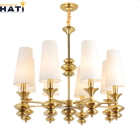 Đèn chùm tân cổ điển Organi 8 bóng