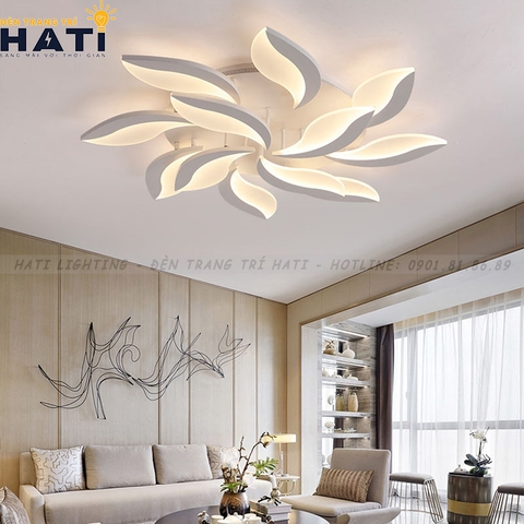 Đèn ốp trần led Akiko 12 cánh