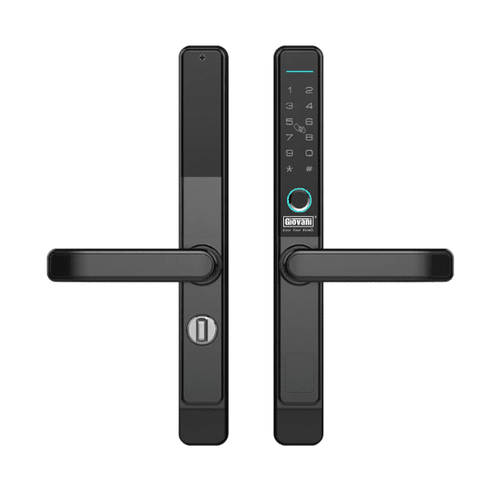 Khóa vân tay cửa nhôm kính  Giovani GSL-582B màu đen