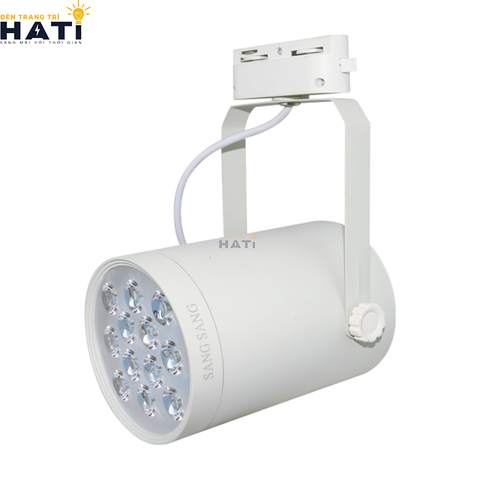 Đèn rọi ray nhôm SMD 12w Leo vỏ trắng