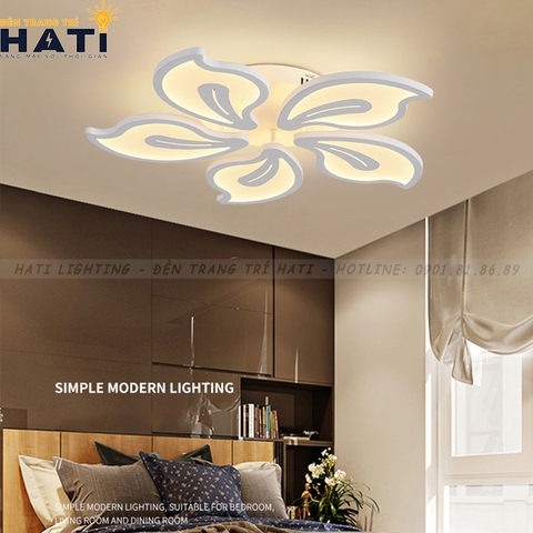 Đèn ốp trần led Toru 5 cánh