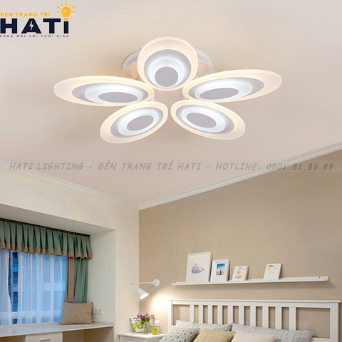 Đèn ốp trần led Kisame 5 cánh