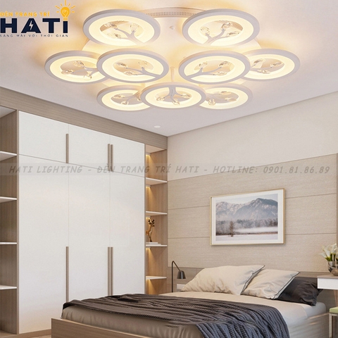 Đèn ốp trần led Kagami 9 cánh