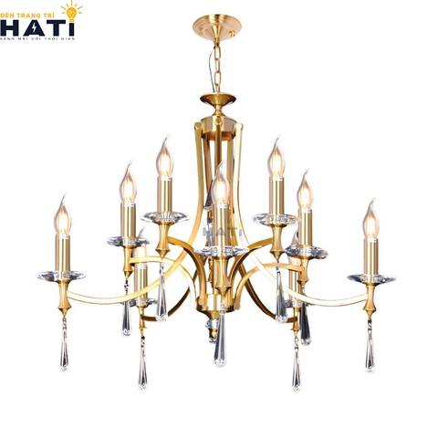 Đèn chùm tân cổ điển Creati 5+5 bóng