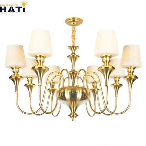 Đèn chùm tân cổ điển Respon 8 bóng