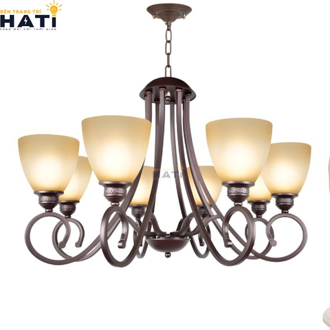 Đèn chùm tân cổ điển Cautis 8 bóng