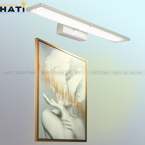 Đèn rọi gương hiện đại Lukas màu bạc - RG21/BA