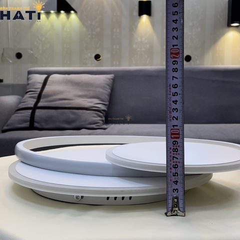 Đèn LED ốp trần Kama viền trắng