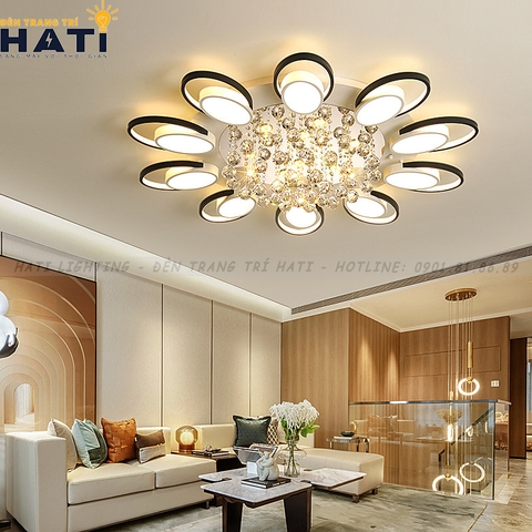 Đèn ốp trần led Yori 10 cánh