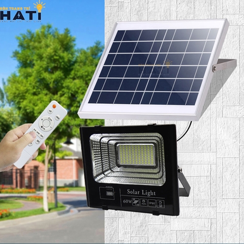 Đèn pha năng lượng mặt trời HG 60w