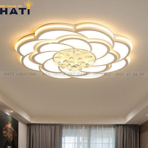 Đèn ốp trần led Kame 16 cánh lớn