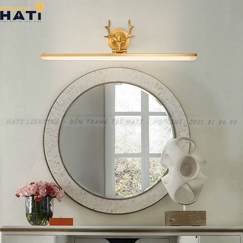 Đèn rọi gương cổ điển sừng hươu vàng - RG19/550