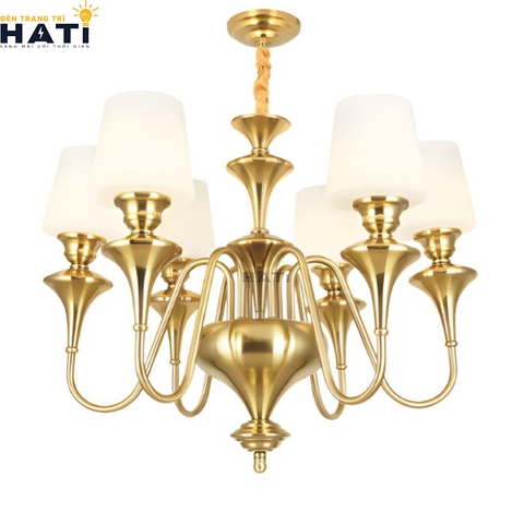 Đèn chùm tân cổ điển Respon 6 bóng