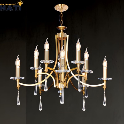 Đèn chùm tân cổ điển Creati 5+5 bóng