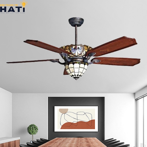 Quạt trần cánh gỗ Akakios