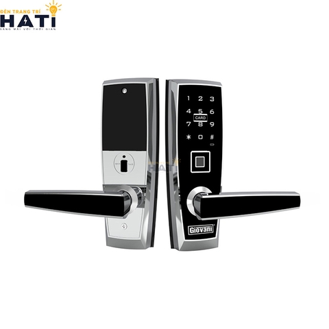 Khóa vân tay cửa gỗ Giovani GSL-116E98C màu đen