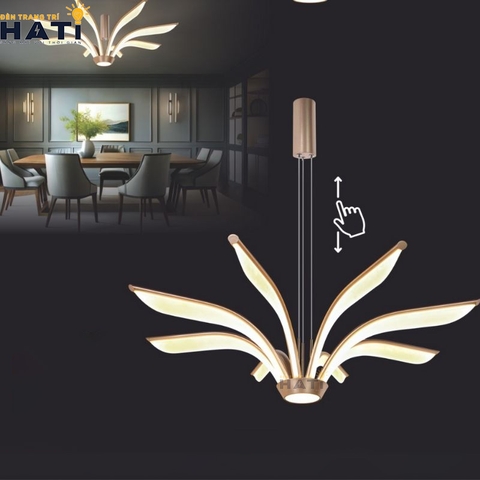 Đèn thả led Venis 8 đèn