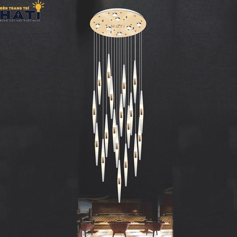 Đèn thả led hình thoi nhọn 2 đầu