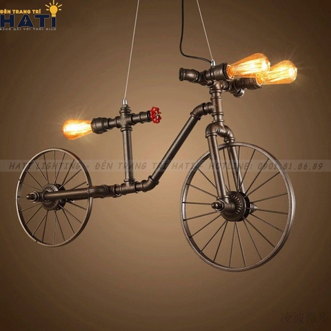 Đèn thả decor xe đạp 