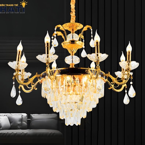 Đèn chùm cổ điển Lligent 8 bóng