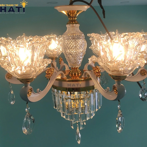 Đèn chùm cổ điển Milaka 6 bóng