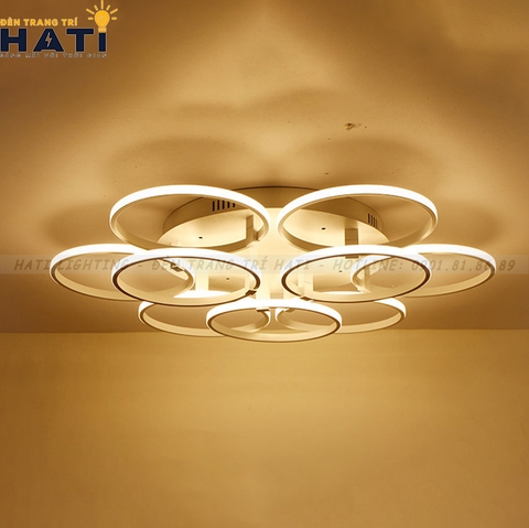 Đèn ốp trần led Taka 9 vòng