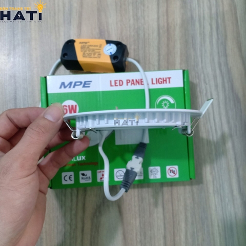 Đèn âm trần tròn siêu mỏng MPE RPL 6w