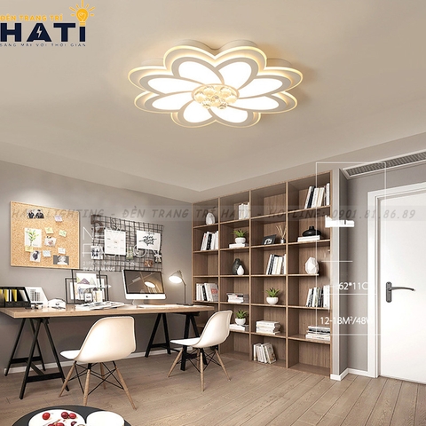 Đèn ốp trần led Mineko 8 cánh