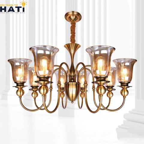 Đèn chùm tân cổ điển Tious 8 bóng
